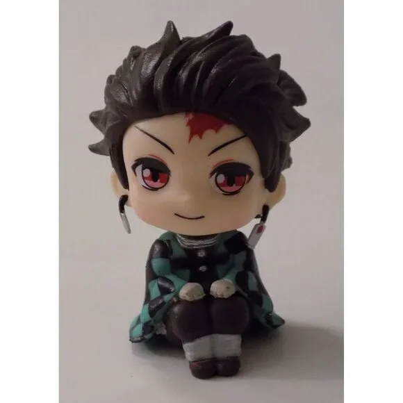 Demon Slayer Nezuko Kamado & Tanjiro Kamado Sitting Figures MiniFigs - Picture 7 of 10